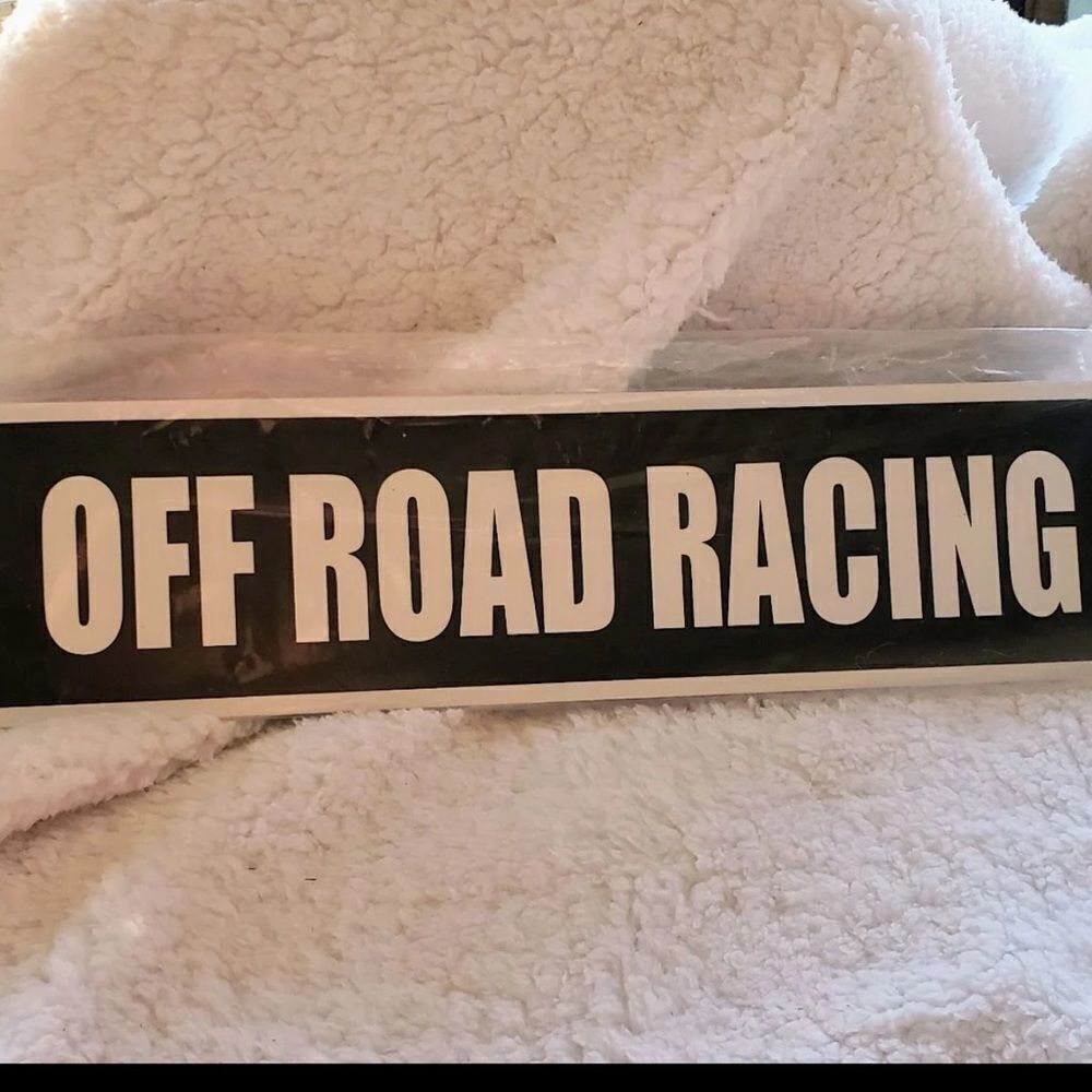 Metal Sign Off Road Racing